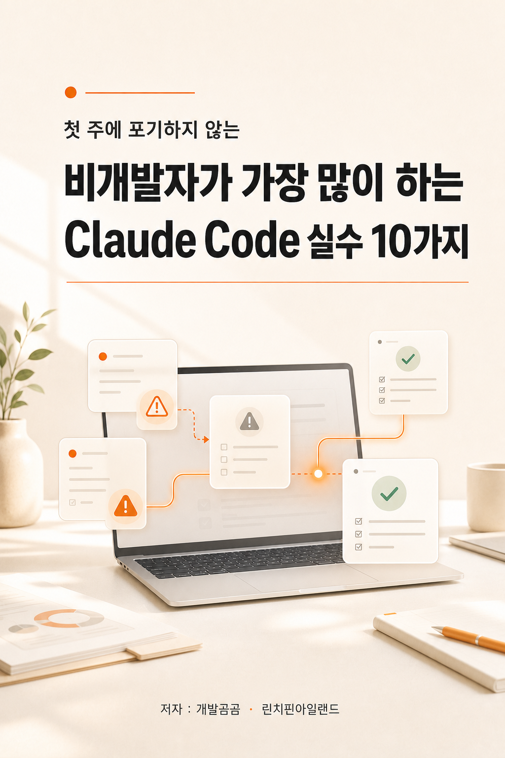 비개발자가 가장 많이 하는 Claude Code 실수 10가지 표지